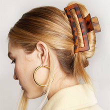 Load image into Gallery viewer, KITSCH - Recycled Plastic Assorted Claw Clips- Rectangle Open Shape