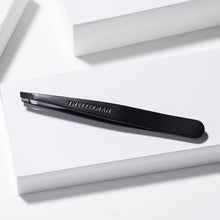 Load image into Gallery viewer, Tweezerman - Tweezerman Black Matte Slant Tweezer