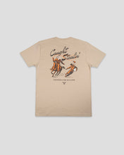 Load image into Gallery viewer, Baseballism - Caught Stealin' T-Shirt (Cream) - Youth