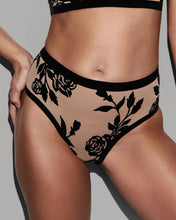 Load image into Gallery viewer, EBY - Sheer Flocked High-Cut