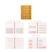 Load image into Gallery viewer, TOOT - Undated Perpetual Planner - Color Block Daisy