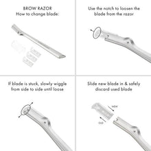 Load image into Gallery viewer, Tweezerman - Tweezerman Brow Razor and Mini Tweezer Set