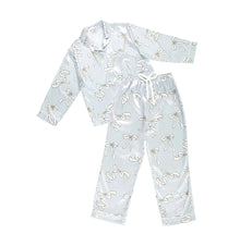 Load image into Gallery viewer, Bella Sleep + Spa Long Sleeve Blue Bow PJ Set