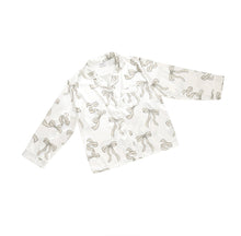 Load image into Gallery viewer, Bella Sleep + Spa Long Sleeve Flax Bow PJ Set