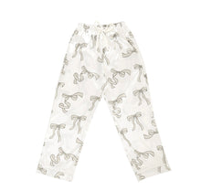 Load image into Gallery viewer, Bella Sleep + Spa Long Sleeve Flax Bow PJ Set