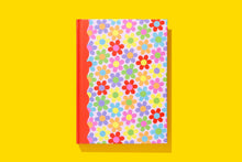 Load image into Gallery viewer, TED Hardcover Notebook Flora Flower Print