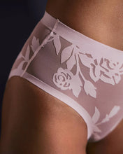 Load image into Gallery viewer, EBY - Sheer Flocked High-Cut