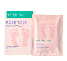 Load image into Gallery viewer, Patchology Rosé Toes Foot Mask