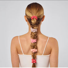 Load image into Gallery viewer, Kit.Sch Cherry Blossom Ruched Satin Scrunchies
