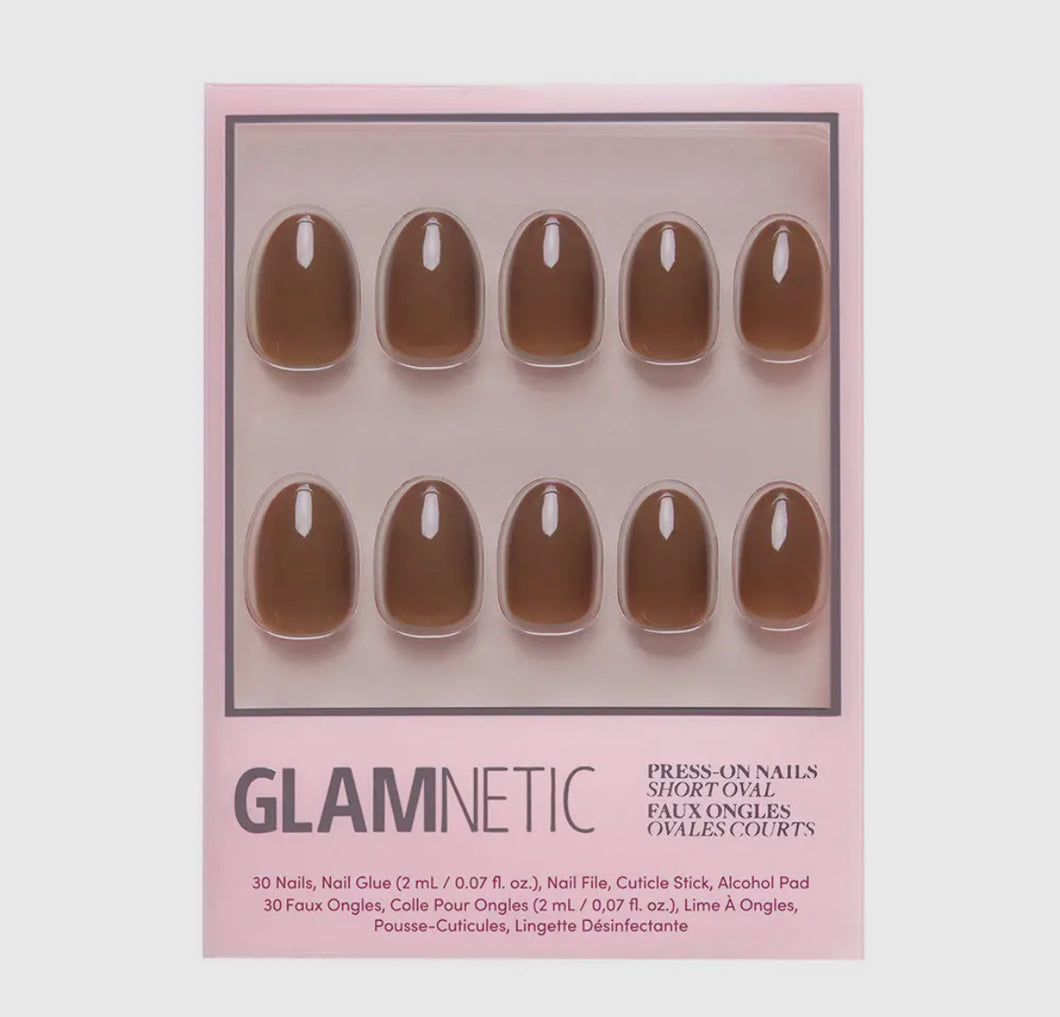 Glamnetic Press on Nails “Chocolate Brown”