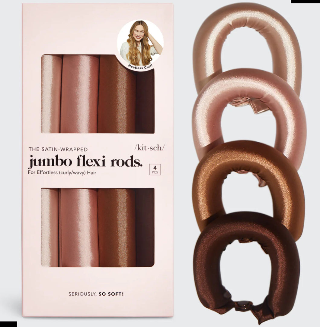 Kit.Sch The Satin-Wrapped Jumbo Flexi Rods