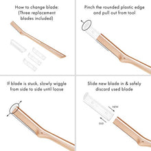 Load image into Gallery viewer, Tweezerman - Tweezerman Facial Razor Rose Gold
