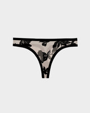 Load image into Gallery viewer, EBY - Sheer Flocked Thong
