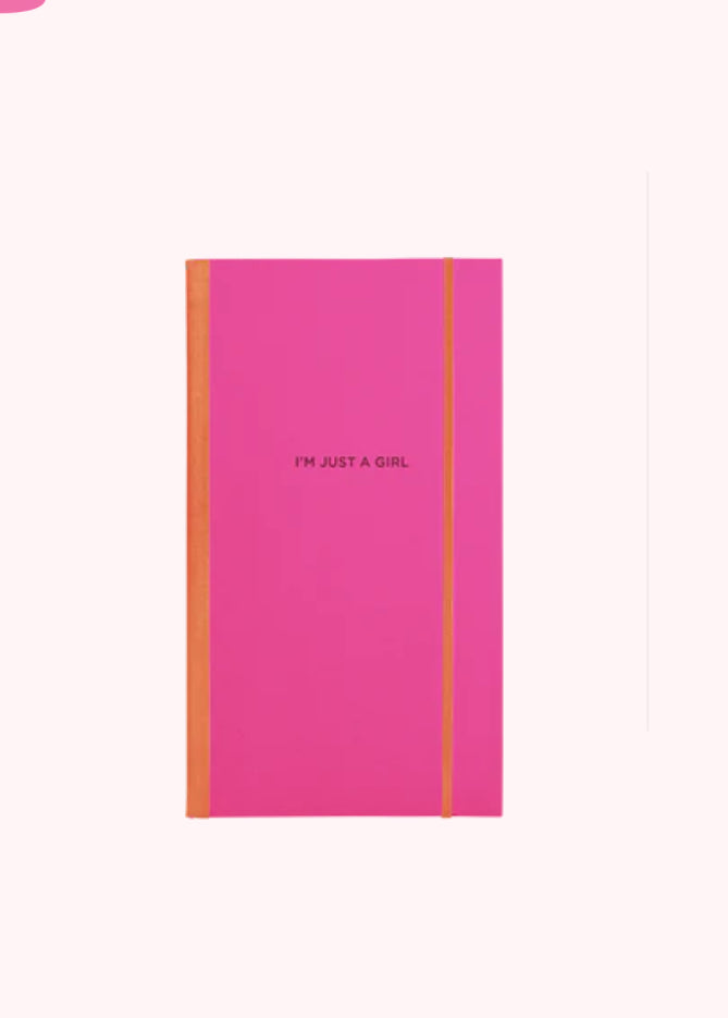 Talking Out Of Turn I’m Just A Girl Skinny Notebook