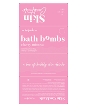 Load image into Gallery viewer, The Scrub Bar - Cherry Mimosa Gift Box | 2 Pink Bath Bombs
