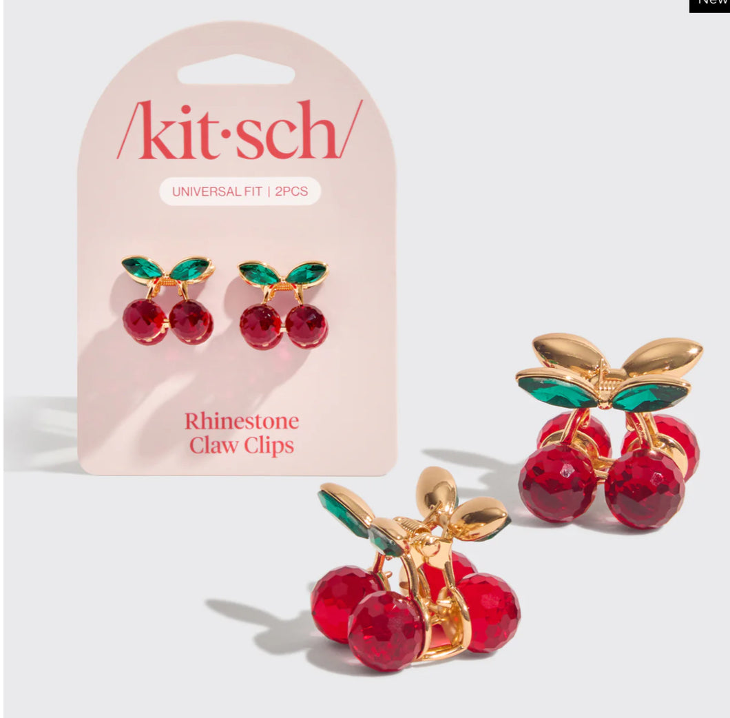 Kit.Sch Rhinestone Cherry Claw -Mini