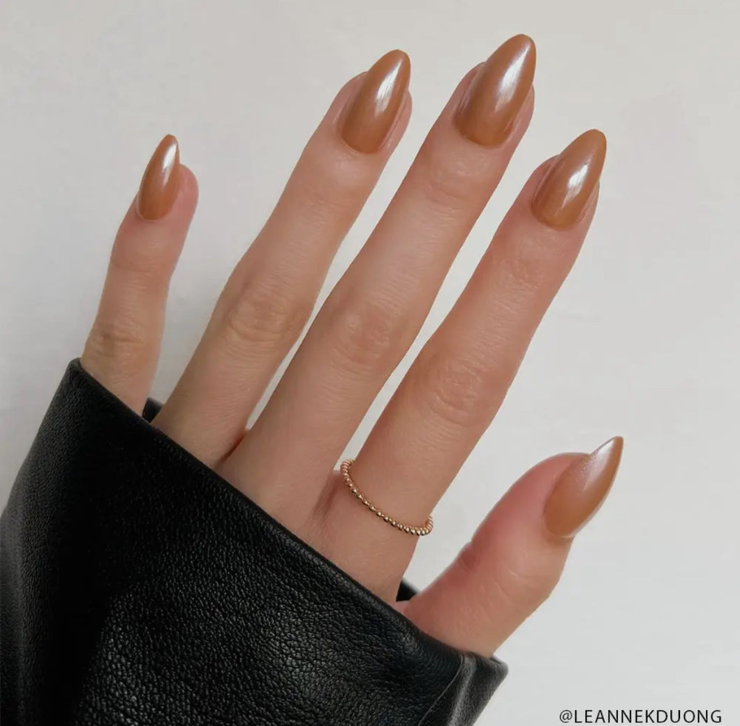 Glamnetic Press on Nails “Maple Glaze”