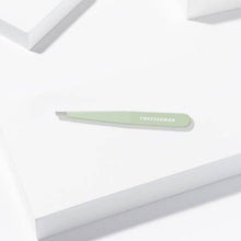 Load image into Gallery viewer, Tweezerman - Tweezerman Pistachio Full Slant Tweezer
