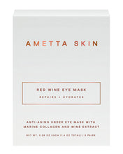 Load image into Gallery viewer, Ametta Skin Red Wine Eye Mask
