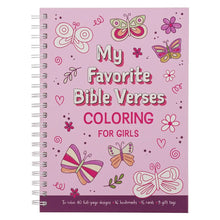 Load image into Gallery viewer, Coloring Book Spiral Favorite Bible Verses for Girls

