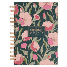 Load image into Gallery viewer, Journal Spiral Strength &amp; Dignity Prov. 3:5

