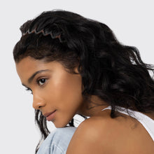 Load image into Gallery viewer, KITSCH - Zig Zag Headband 2pc - Black &amp; Tort
