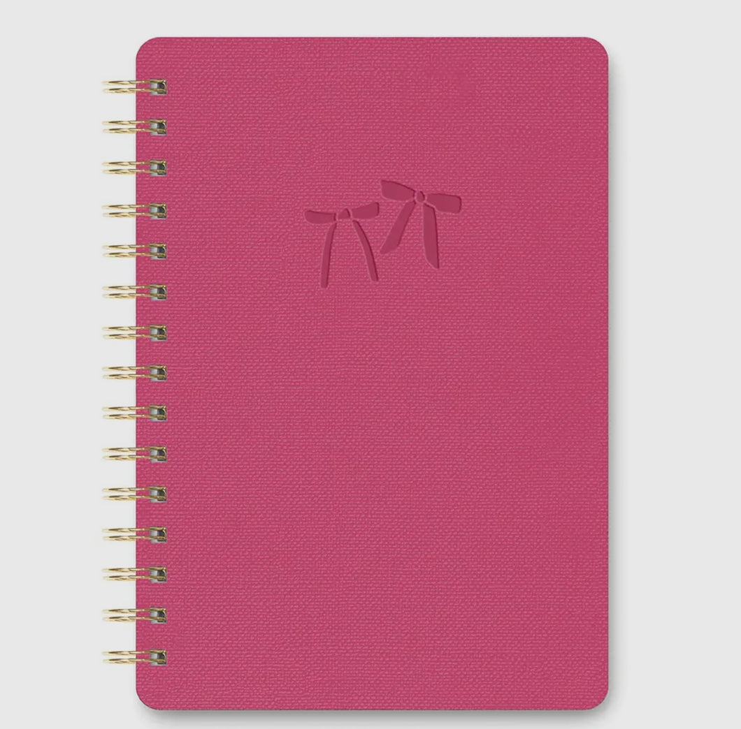 Studio Oh! Put A Bow On It (Pink Punch) Agatha Notebook