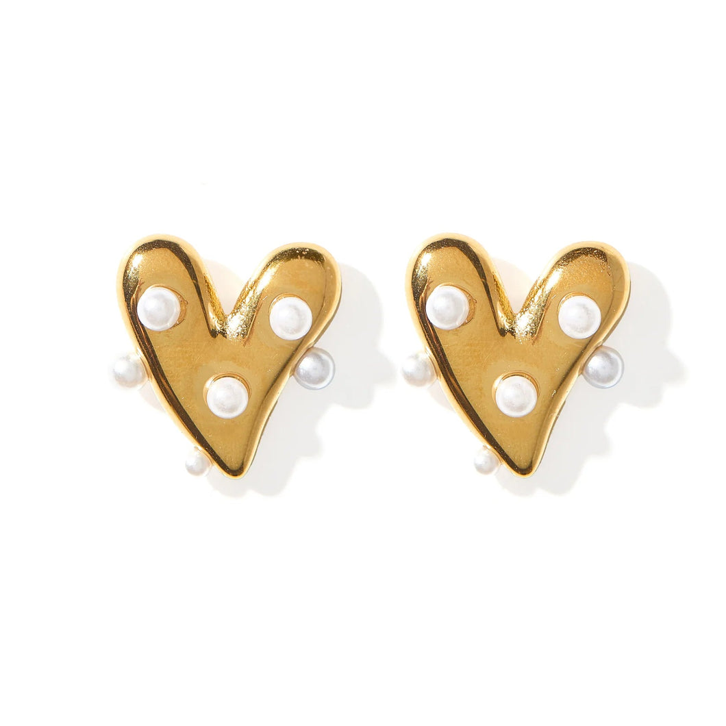Linny CO Bristol Heart Earrings