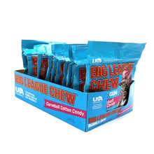 Load image into Gallery viewer, Big League Chew Curve Ball Cotton Candy Gum, 12ct Pouches
