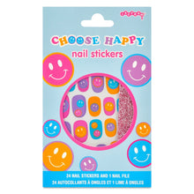 Load image into Gallery viewer, Iscream Choose Happy Nail Stickers &amp; Nail File Set
