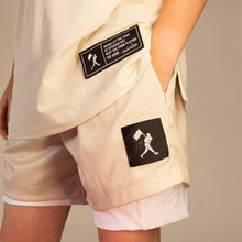 Load image into Gallery viewer, Baseballism - Diamond Air Liner Mesh Training Shorts (Cream) - Youth
