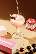 Load image into Gallery viewer, The Scrub Bar - Cherry Mimosa Gift Box | 2 Pink Bath Bombs

