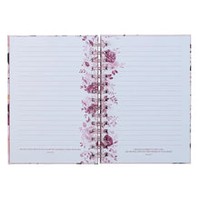 Load image into Gallery viewer, Journal Spiral-Bound Pink Floral The Plans Jer. 29:11
