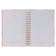 Load image into Gallery viewer, Journal Spiral-Bound Multicolored Floral All Things Through Christ Phil 4:13
