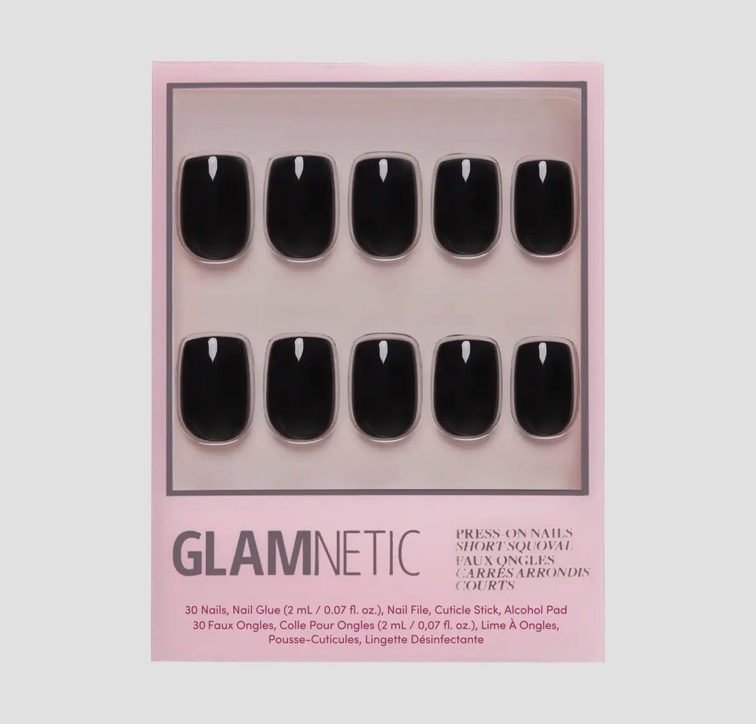 Glamnetic Press on Nails “Jet Black”