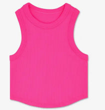 Load image into Gallery viewer, Iscream Youth Cropped Ribbed Racerback Top
