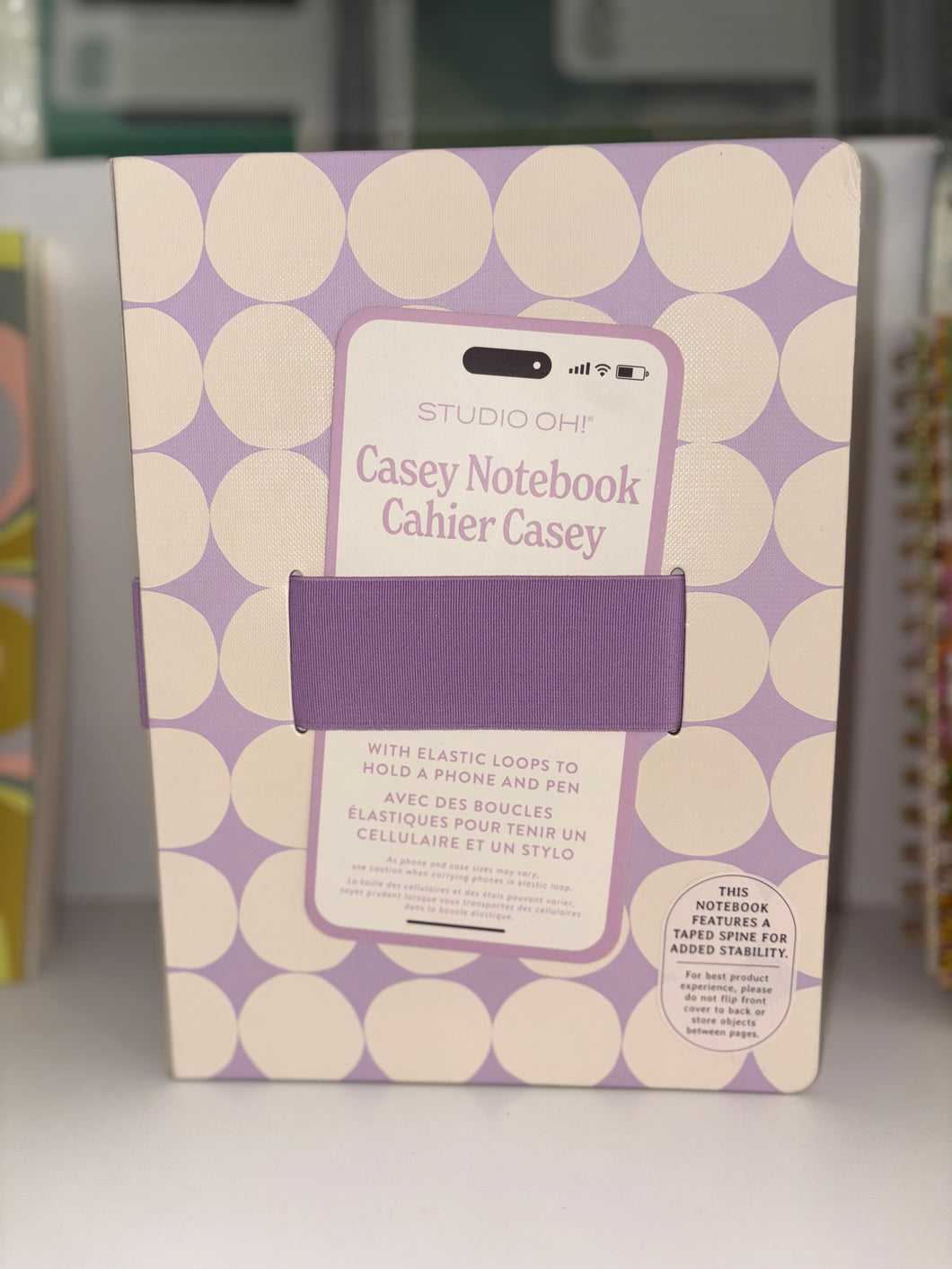 Studio Oh! Casey Notebook with Phone Loop