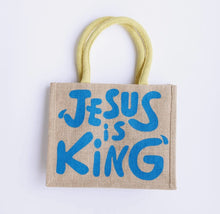 Load image into Gallery viewer, Jesus is King Easter Basket Bag
