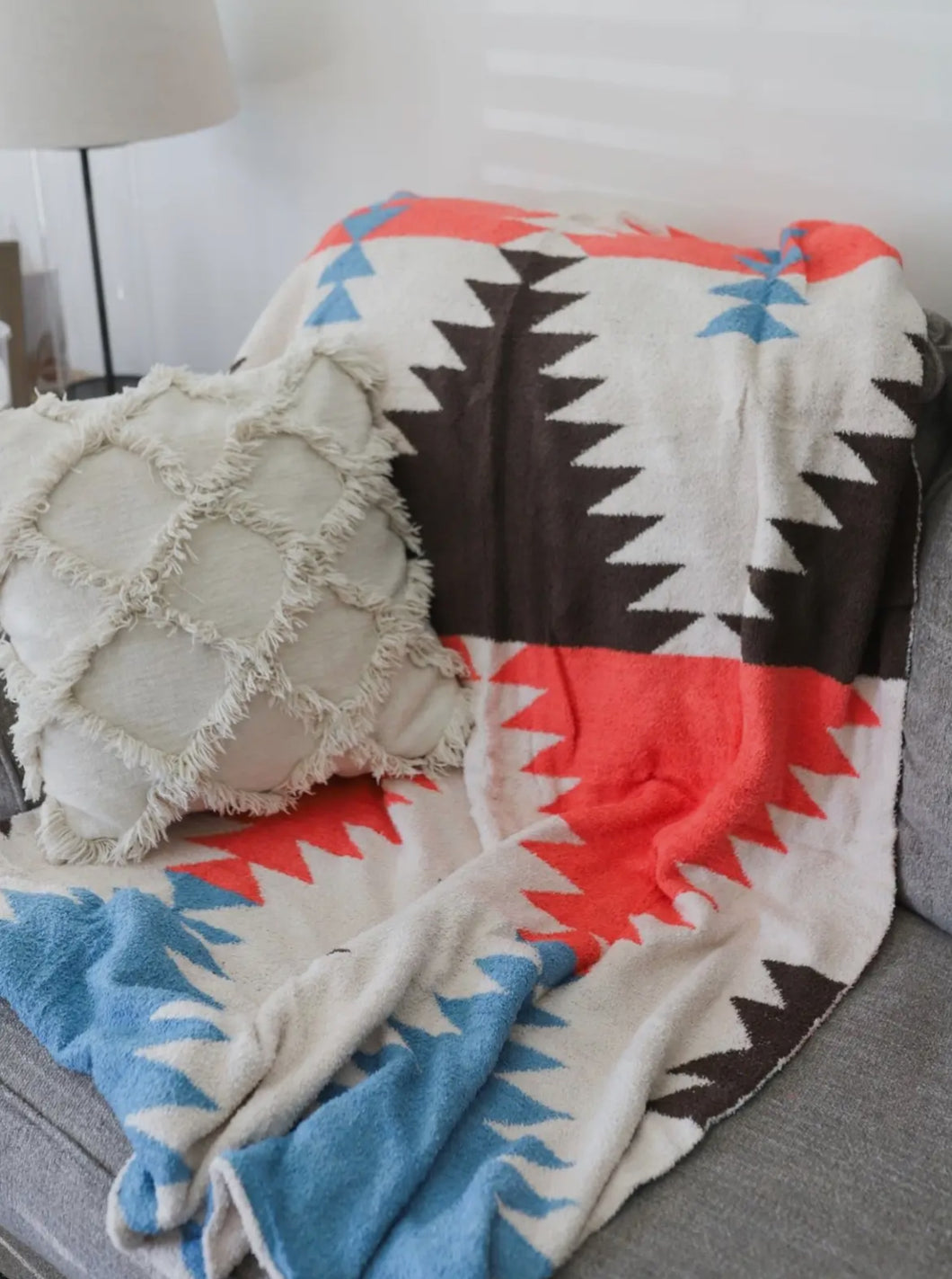 Mid Western Merch Aztec Throw Blanket