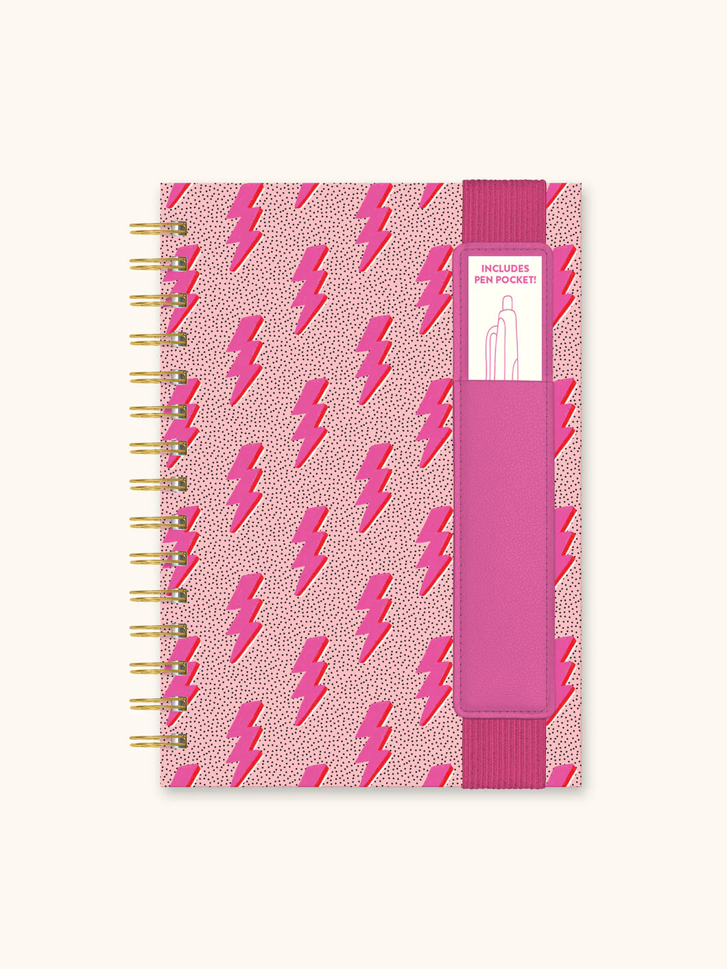 Studio Oh! Charged Up Oliver Notebook with Pen Pocket