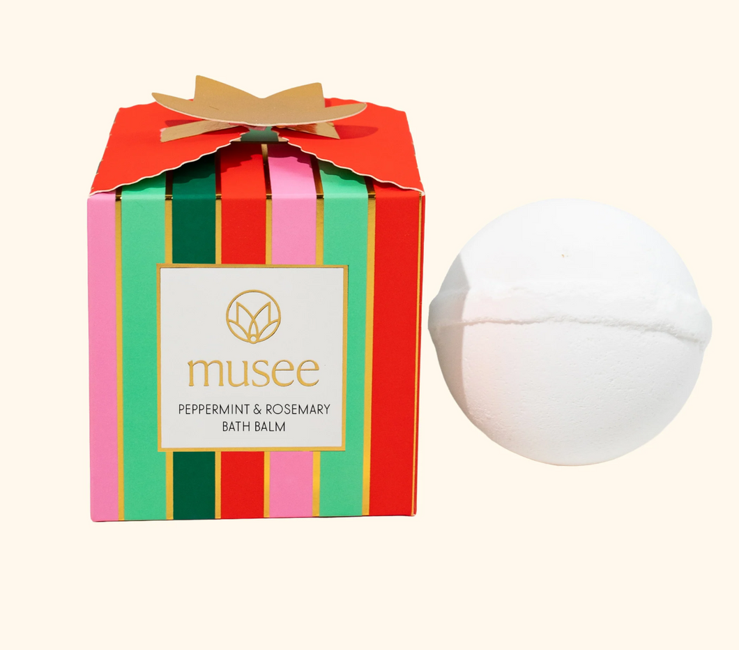 Musee Peppermint + Rosemary Bath Bomb