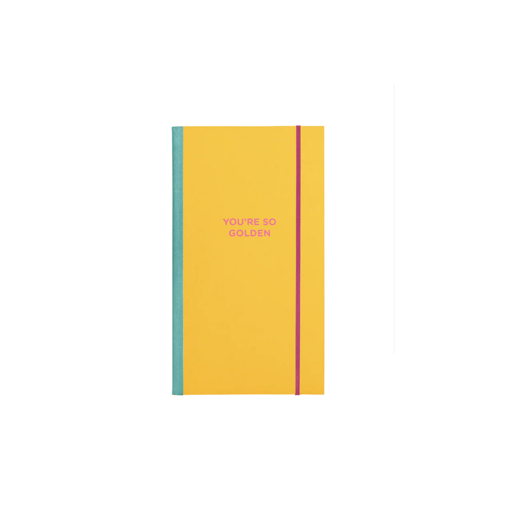 Talking Out of Turn You're So Golden Skinny Notebook