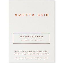 Load image into Gallery viewer, Ametta Skin Red Wine Eye Mask
