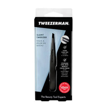 Load image into Gallery viewer, Tweezerman - Tweezerman Black Matte Slant Tweezer
