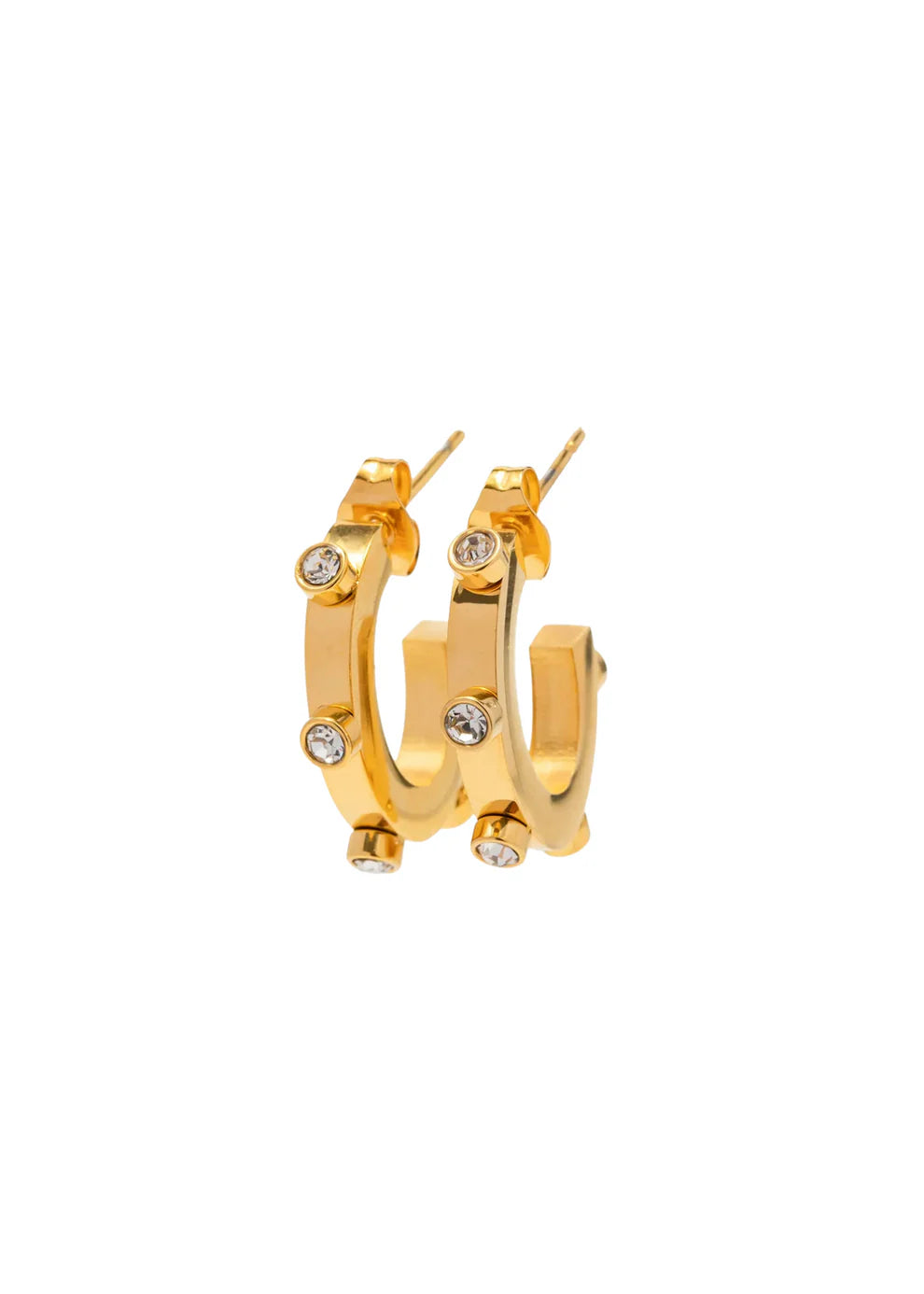 HJane Belle Rhinestone Hoops