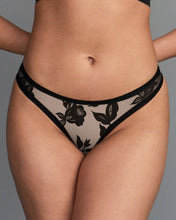 Load image into Gallery viewer, EBY - Sheer Flocked Thong
