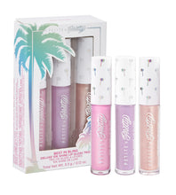 Load image into Gallery viewer, Petite N Pretty Best in Bling Deluxe 10K Shine Lip Gloss Trio
