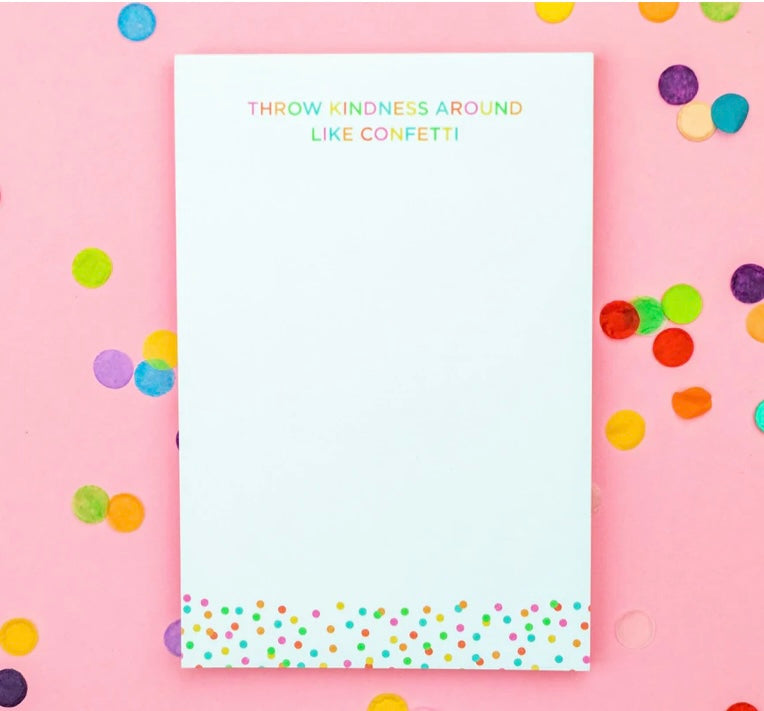 Taylor Elliott Designs Throw Kindness Around Notepad