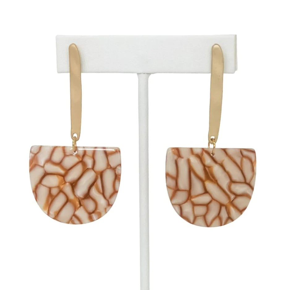 Millie B. Designs Honeycomb Earrings