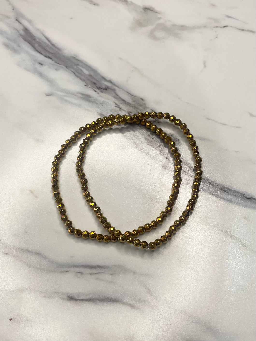 Millie B. Designs Gold Beaded Bracelet Set
